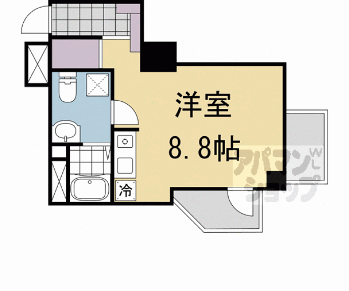 【コスモＳＴ河原町】間取