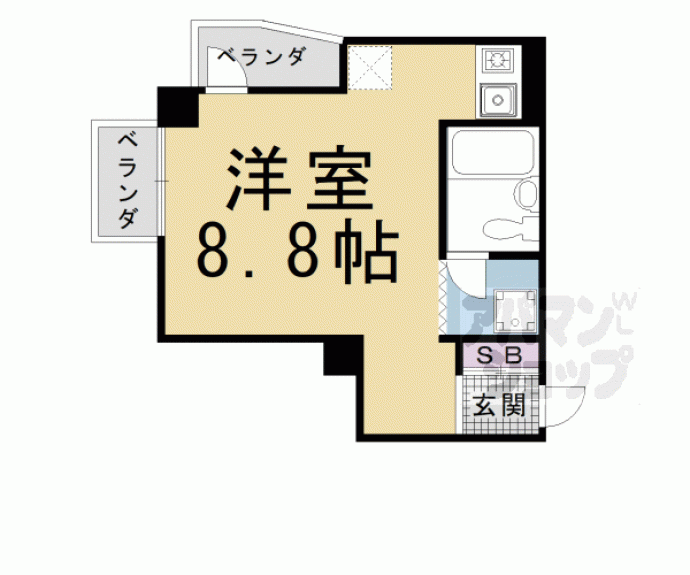 【コスモＳＴ河原町】間取