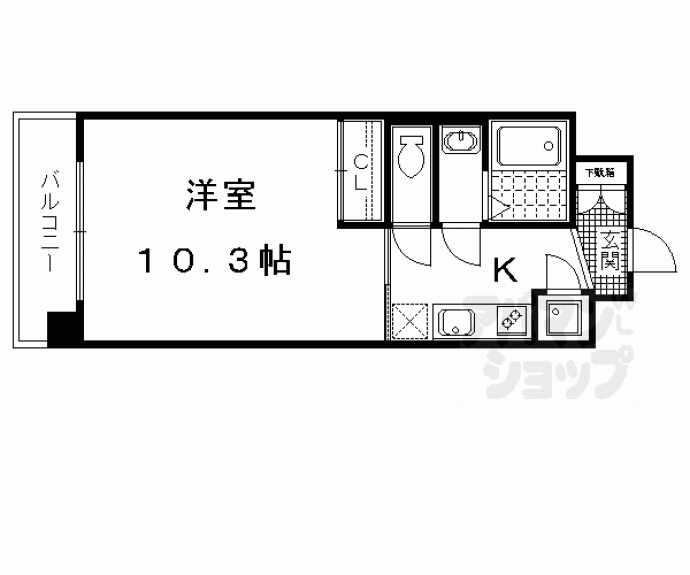 【エスリード西大路駅前】間取