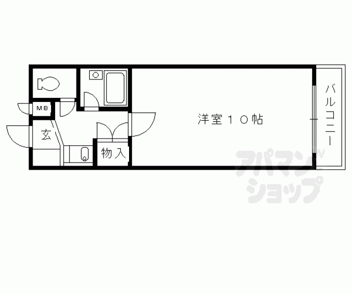 【ウッドワード布屋町】間取