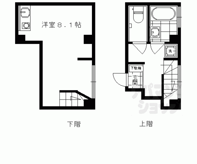 【アールグランツ大宮五条】間取