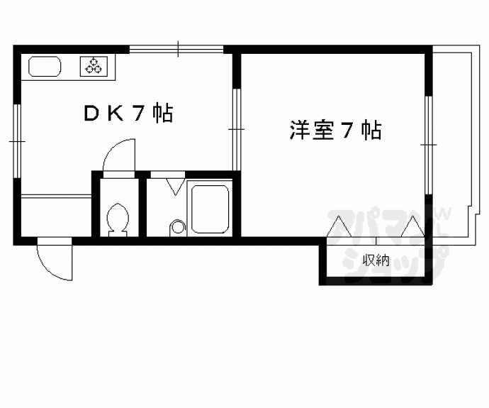 【嶋津マンション】間取