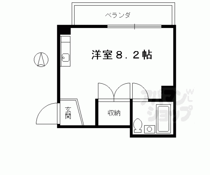 【アンクル烏丸高辻】間取