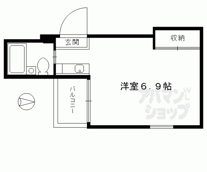 【エクセレントビル夷川】間取