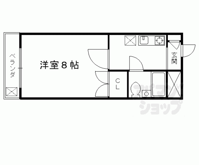 【エクセレント丸太町】間取