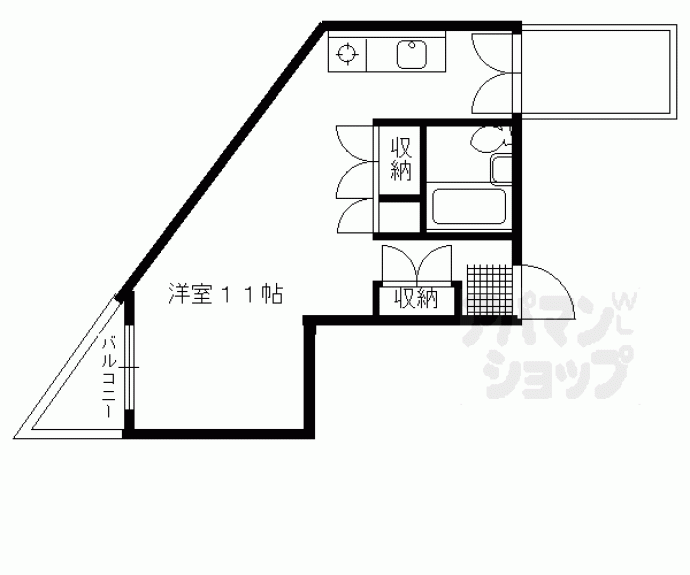 【エクセレント丸太町】間取