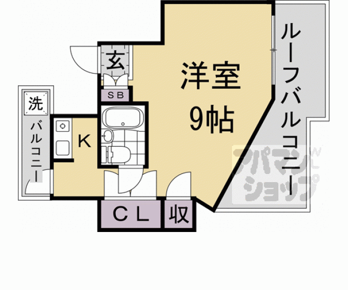 【エクセレント丸太町】間取