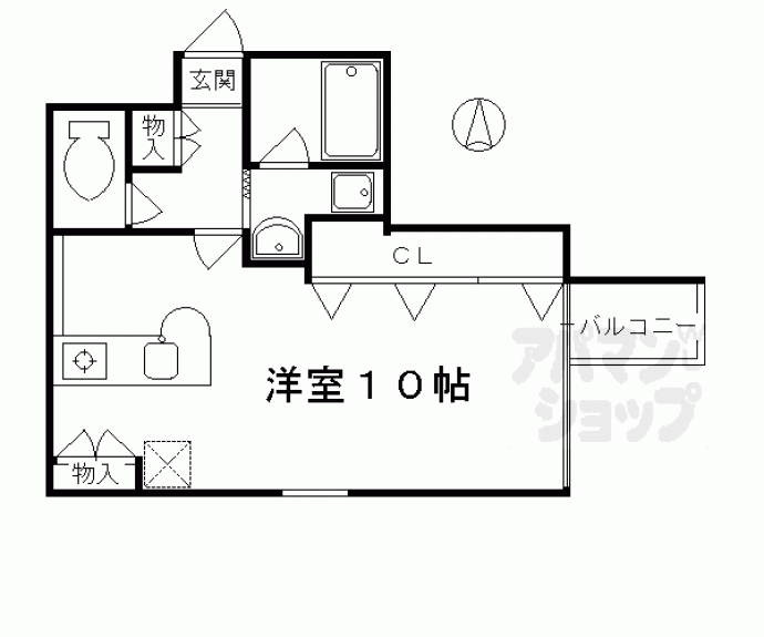 【五条セフィーマンション】間取