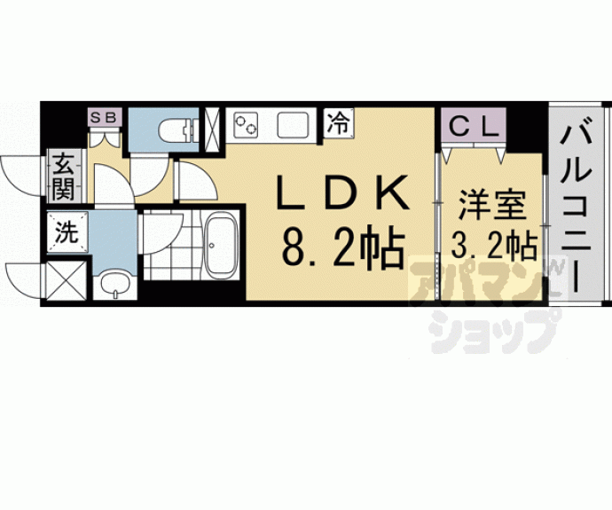 【レオンコンフォート西大路御池】間取