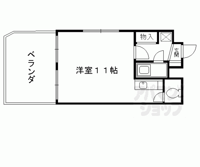 【アスカ聚楽】間取