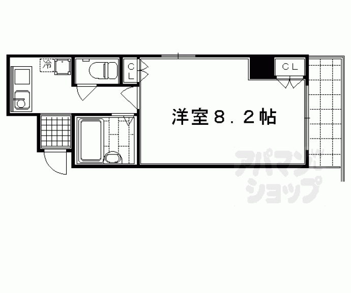 【ブランネージュ四条大宮】間取