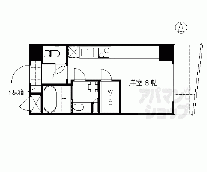 【デ・リード河原町】間取