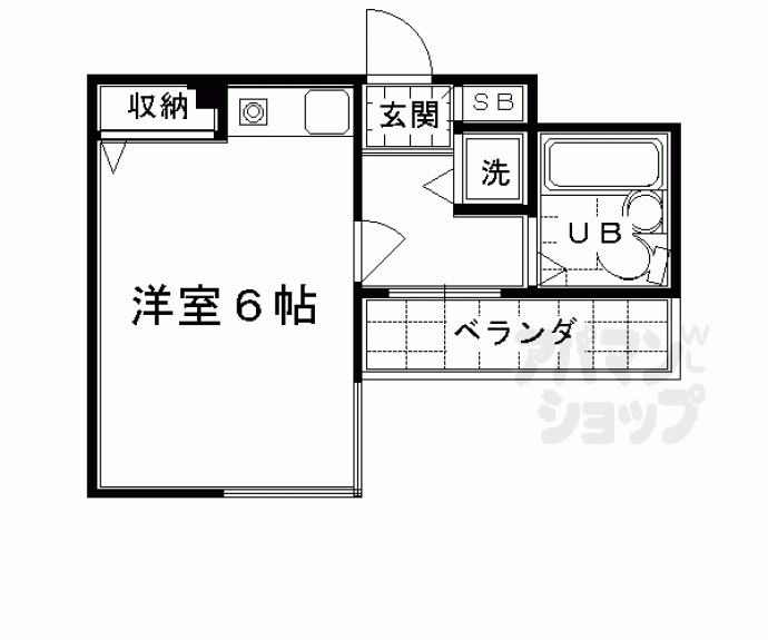 【ライオンズマンション京都三条大宮】間取