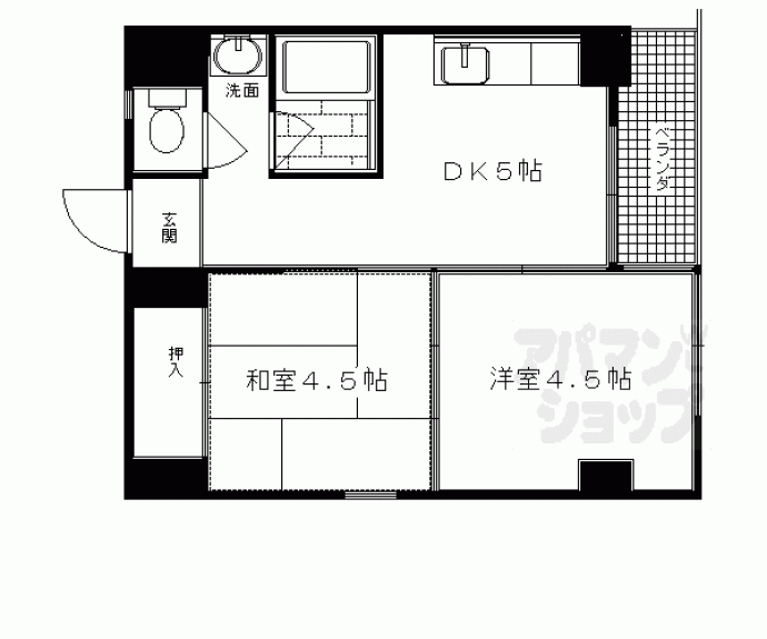 【ウエストプラザ三越】間取