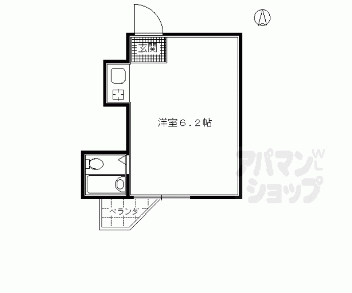 【朝日プラザ四条大宮】間取