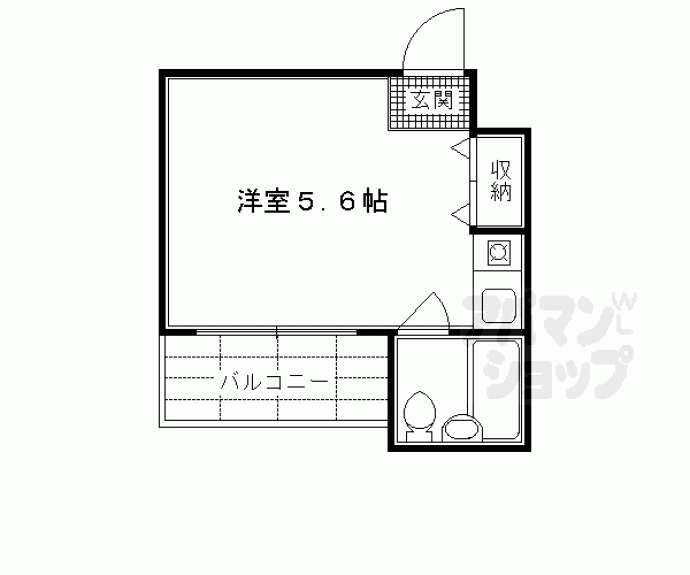 【朝日プラザ四条大宮】間取