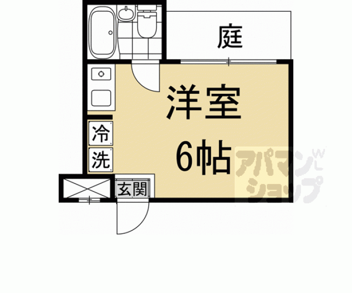 【朝日プラザ四条大宮】間取