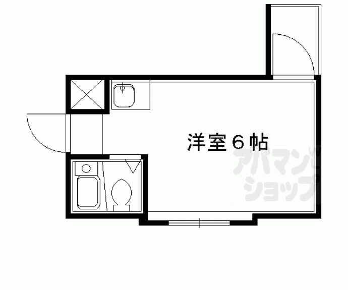 【朝日プラザ四条大宮】間取