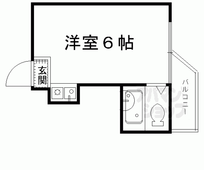 【朝日プラザ四条大宮】間取