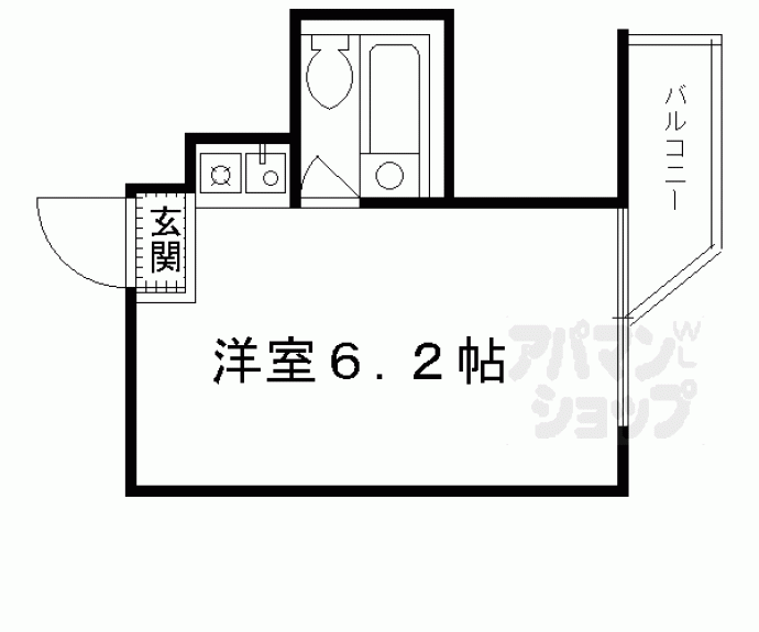 【朝日プラザ四条大宮】間取