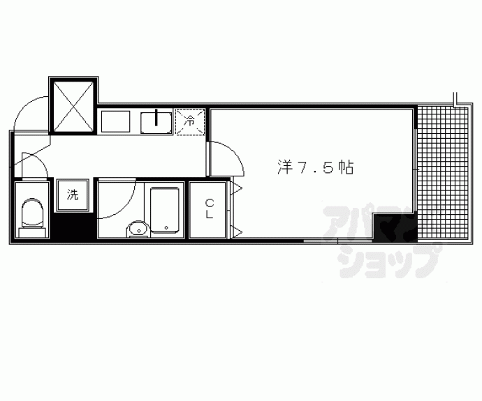 【エクセレント御所西】間取