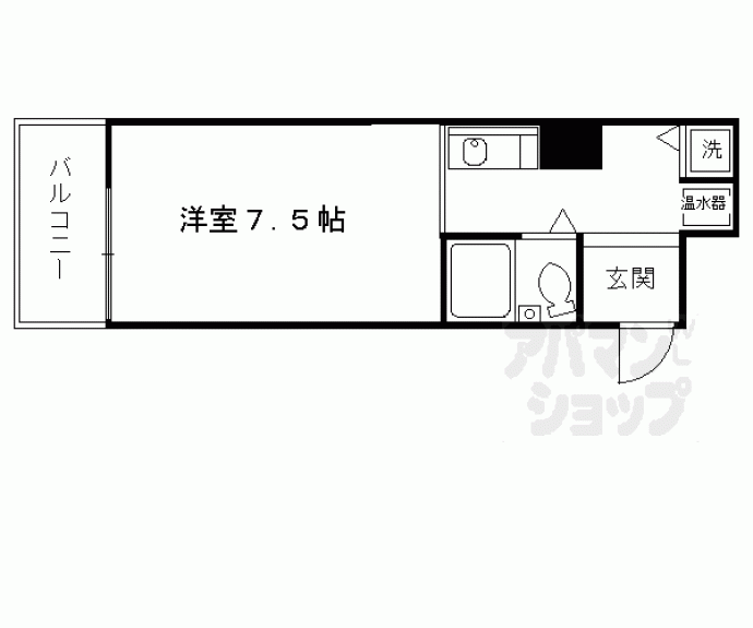 【京の五条　ＧＲＥＥＮ　ＨＯＵＳＥ】間取