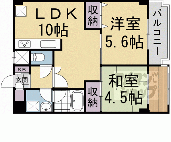 【ＡＢＬＥ創久五条大宮】間取