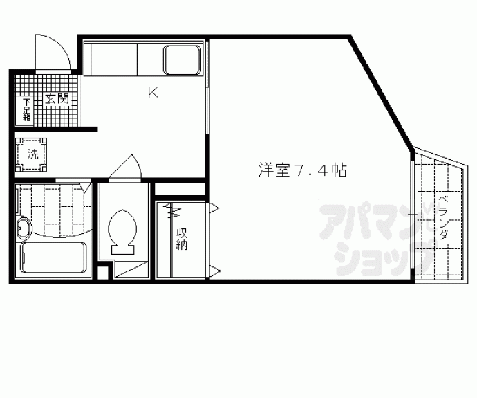 【ハーモニー南円町】間取