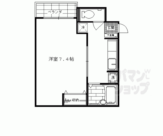 【ハーモニー南円町】間取