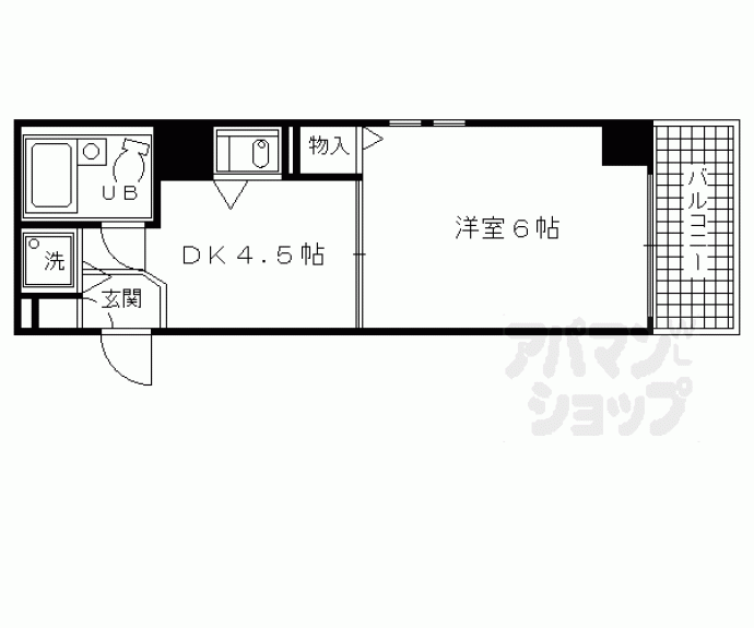 【ライオンズマンション東洞院】間取