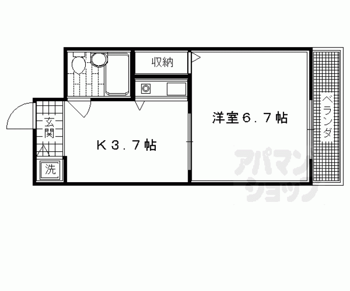 【ライオンズマンション東洞院】間取