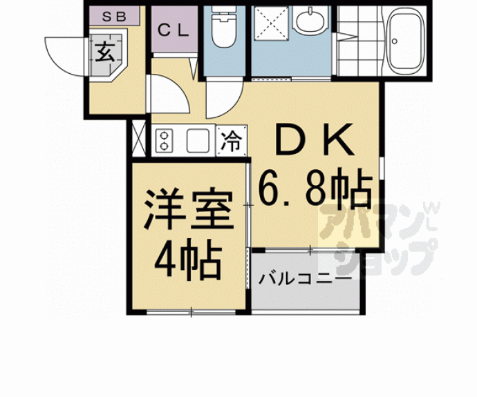 【アリビオ南城堀】間取