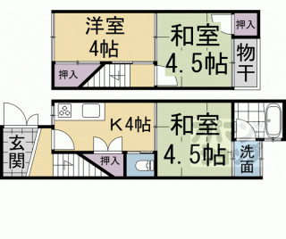 【浄土寺下南田町９０－１貸家】