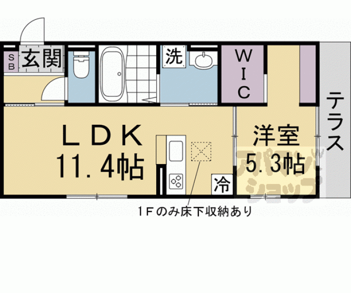 【Ｊ’ｆｏｒｔ京都山科】間取