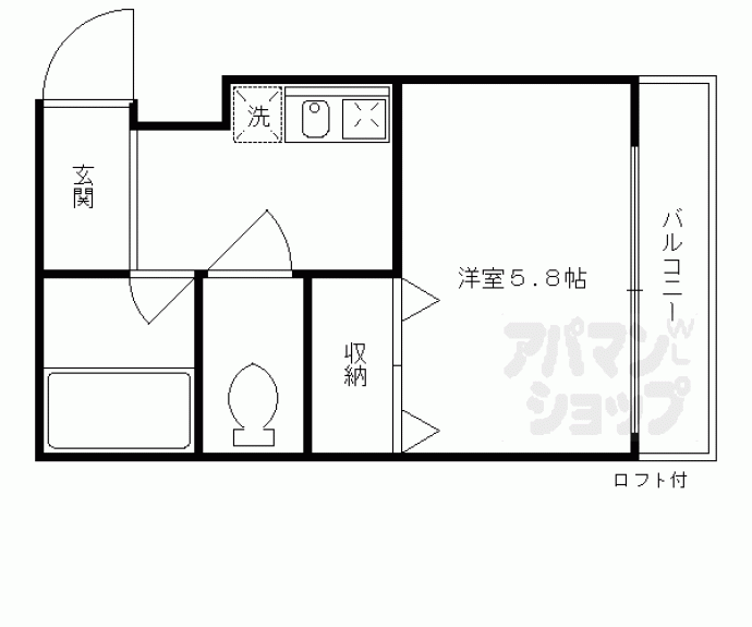 【スカイロード御池】間取