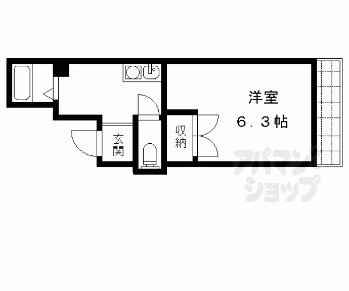 【スカイロード御池】間取