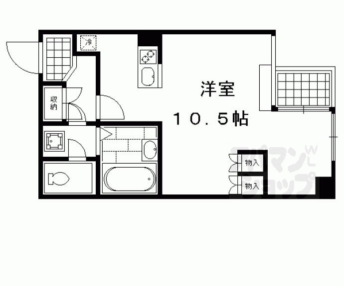 【第４７長栄フォルム御幸町】間取