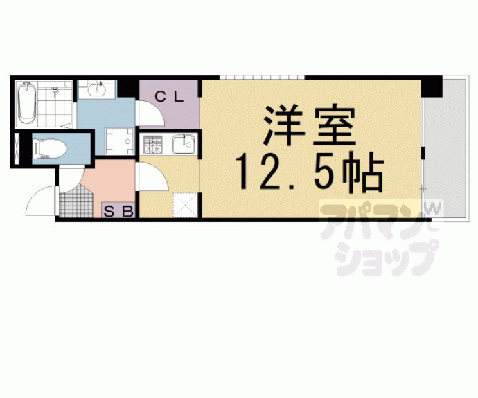 【第４７長栄フォルム御幸町】間取