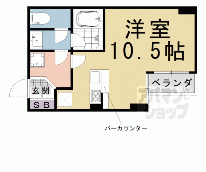 【第４７長栄フォルム御幸町】間取