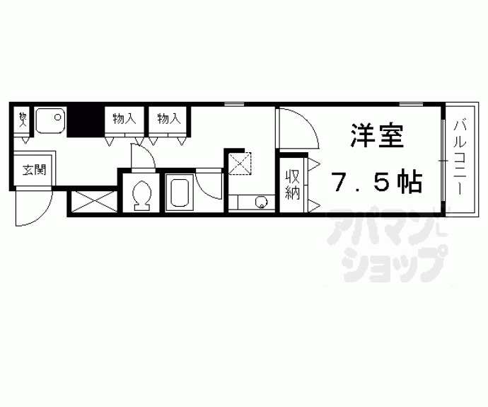 【スカイウェイ鴨川】間取