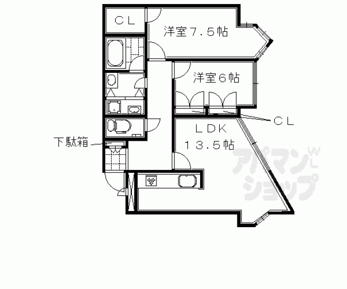 【グランフォルム京都御所南】間取