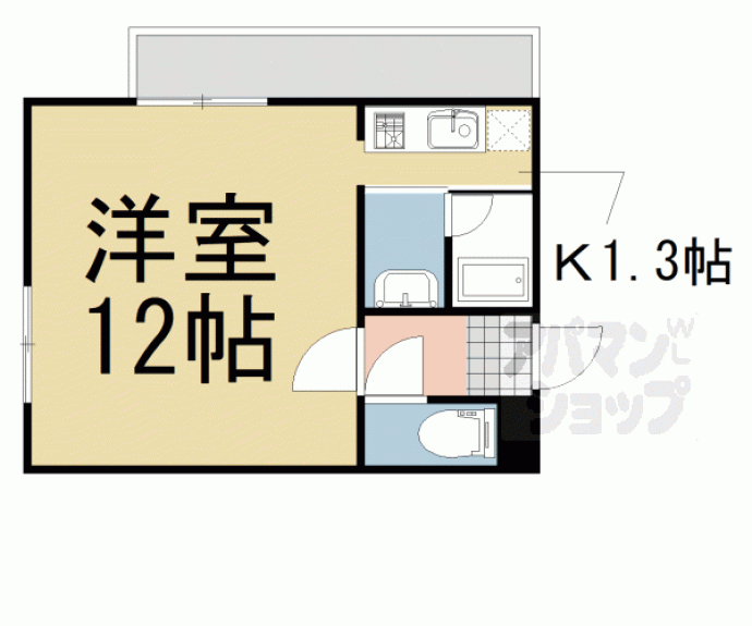 【フォルム五条西洞院】間取