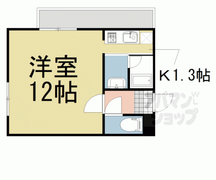 【フォルム五条西洞院】間取