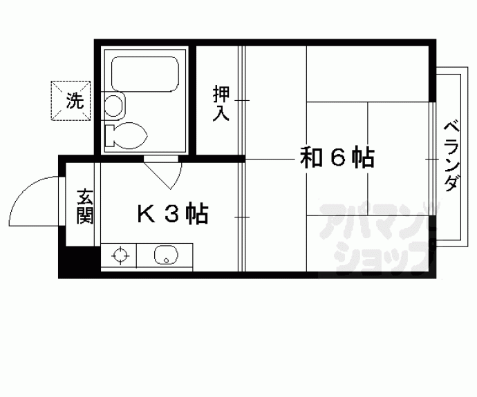 【コーポラス島原】間取