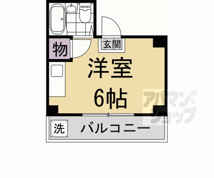 【ピア円町】間取