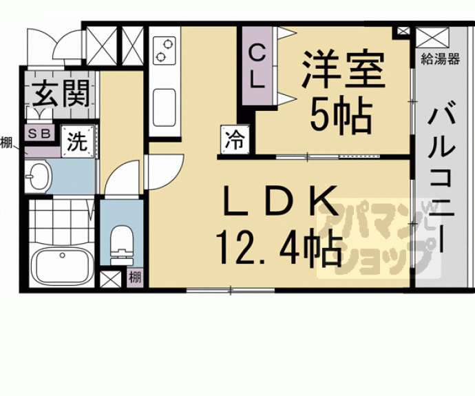 【グランカーサ京都駅前】間取