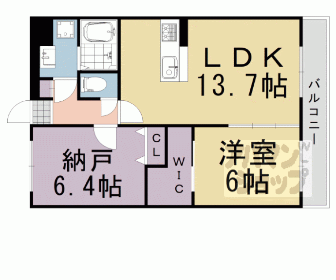 【シャルレ７番館】間取