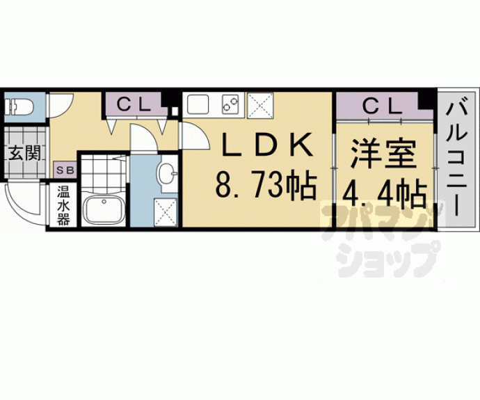 【ＦｉｅｌｄＰｏｉｎｔ四条大宮（フィールドポイント四条大宮）】間取