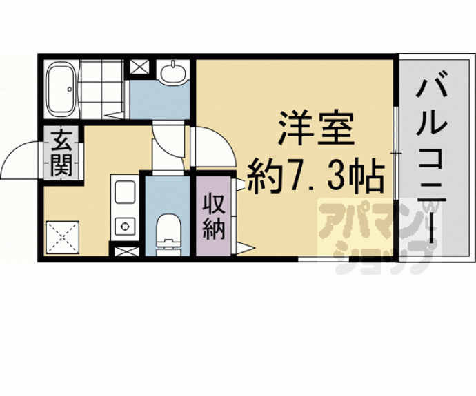 【コンフォート円町】間取