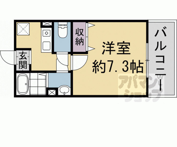 【コンフォート円町】間取